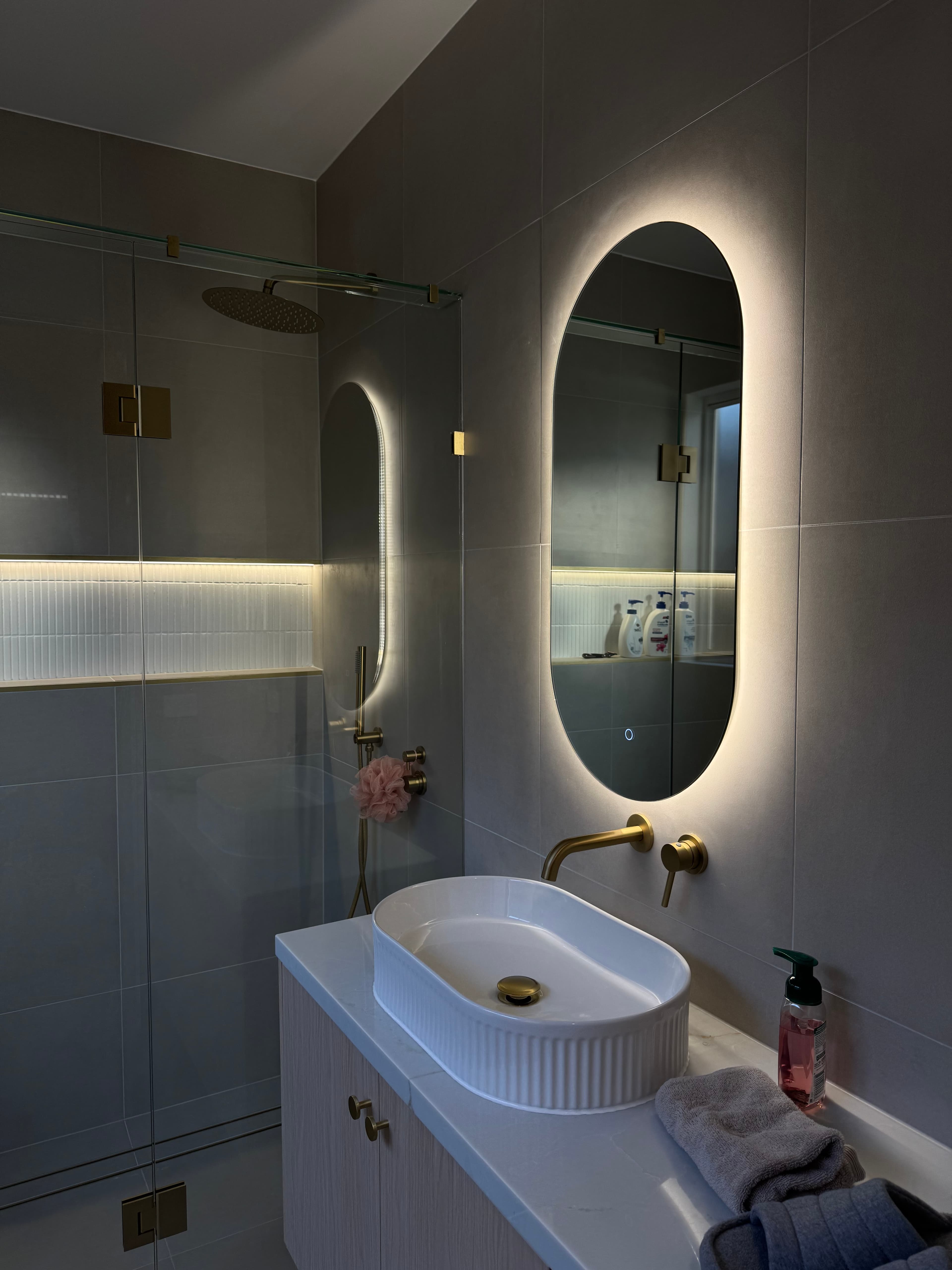 LED bathroom lighting installation Melbourne – EAY Electrical